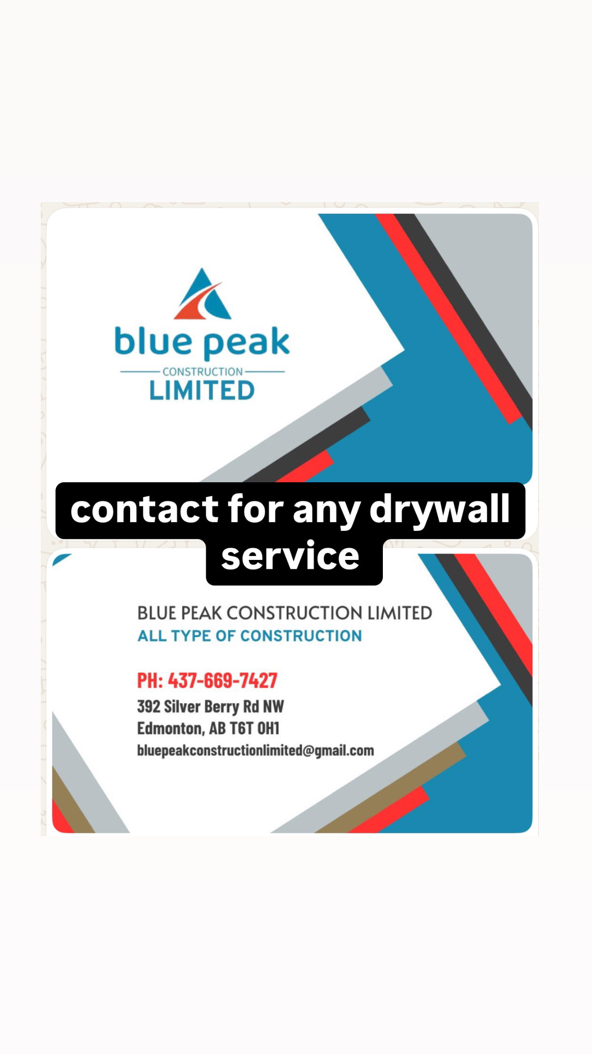 Blue peak construction