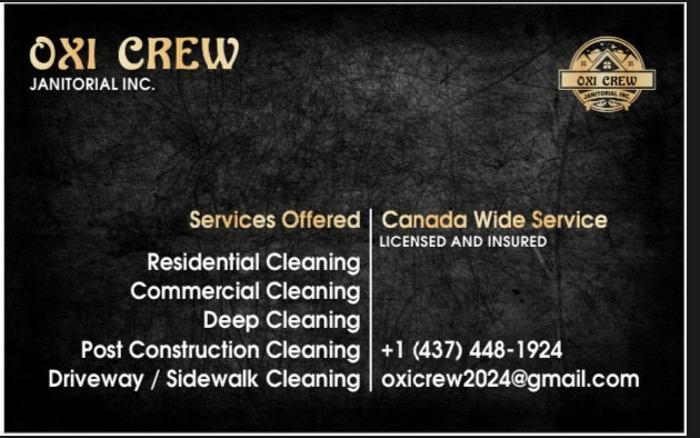 Oxi crew janitorial inc